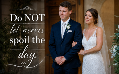 How to stop wedding nerves?